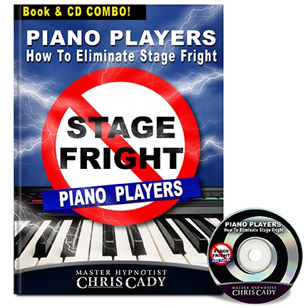 hypnosis stage fright for piano players hypnosis cd and book cover